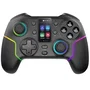 Mars Gaming MGPV3 Pro Mando Inalámbrico para PC, Switch, Android, iOS - 2.4G/Bluetooth, Joystick Hall, RGB, Vibración, Gyro, App, Negro